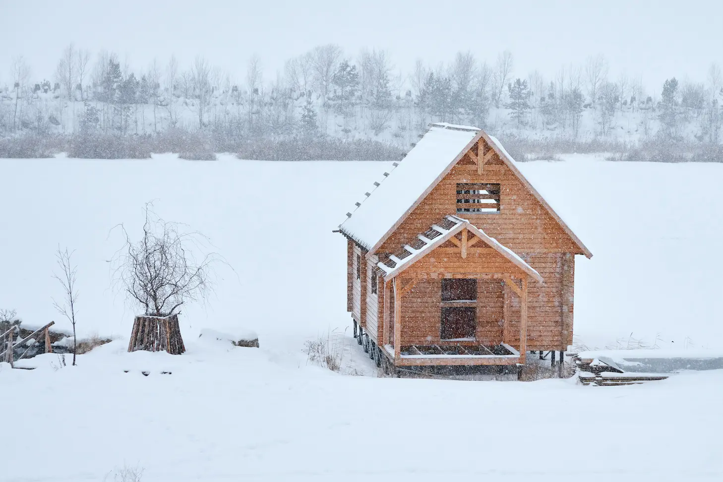 can you install helical piles in winter