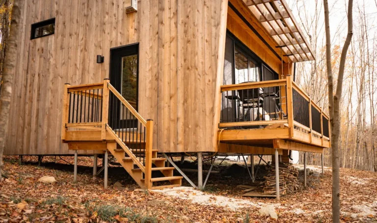 House built on durable helical piles