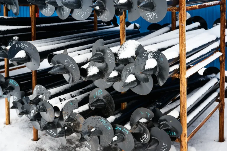 helical pile installation in winter tips