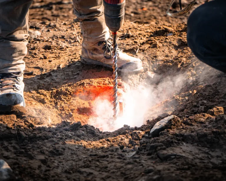 screw pile rocky ground