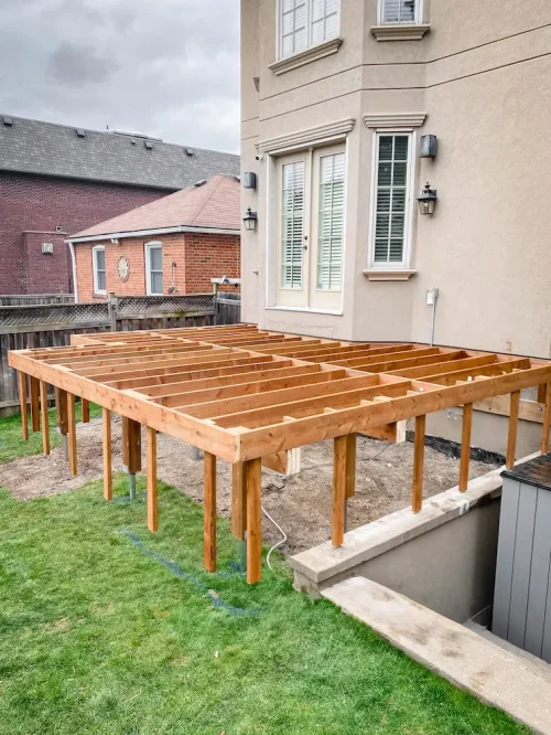 cost helical pile foundation deck wallaceburg